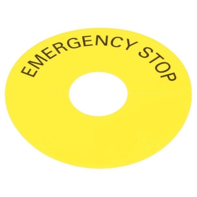 SIEMENS Warning plate; 22mm; 3SU1.5