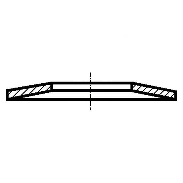 BOSSARD Washer; disk spring,spring; h=0