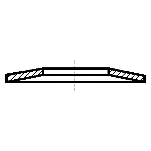 BOSSARD Washer; disk spring,spring; h=0