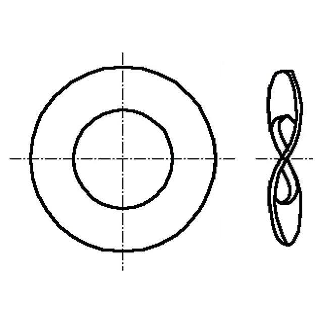 BOSSARD Washer; wave,spring; h=0.5mm