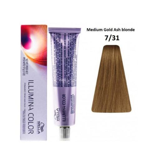 Wella Professionals Illumina Color 7/31 Profesionāla