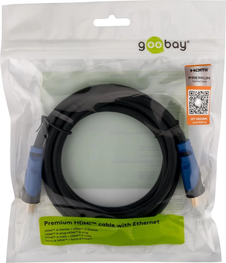 Wentronic Goobay Premium High Speed HDMI™