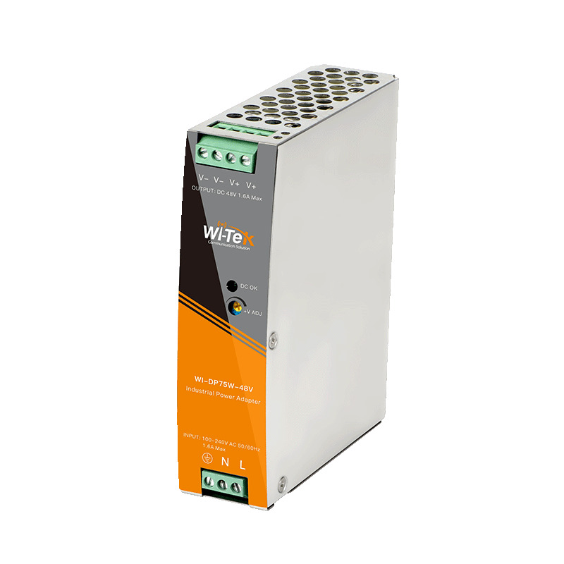 Wi-Tek WI-DP75W-48V ~ Barošanas bloks uz