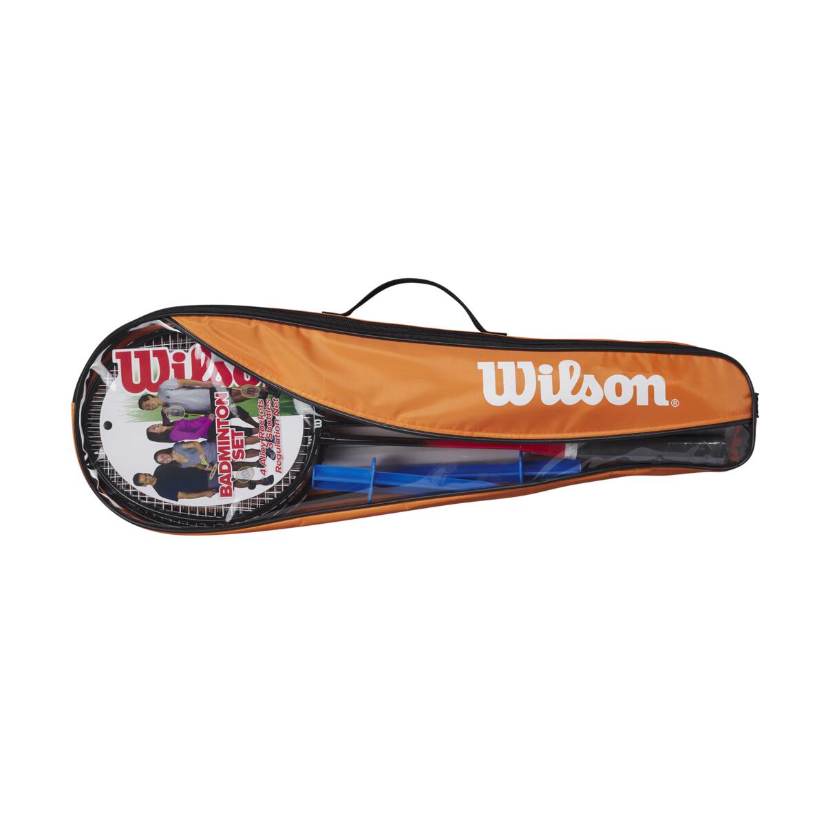 WILSON BADMINTONAKOMPLEKTS ( 4 SPĒLĒTĀJIEM) |