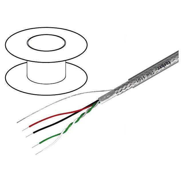 TASKER Wire; 1x2x0.08mm2,2x0.14mm2