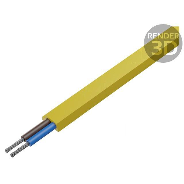 HELU Wire; 2x2.5mm2; stranded; Cu
