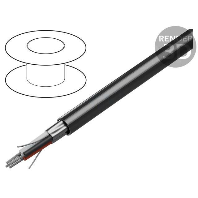 BELDEN Wire; 2x2x24AWG; stranded; Cu; Insulation: