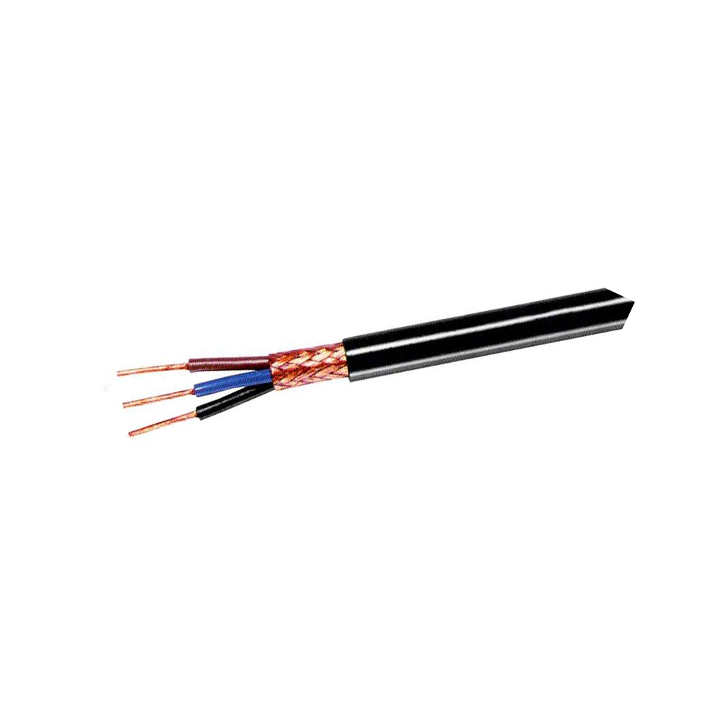 TASKER Wire; 3x0.25mm2; shielded,braid
