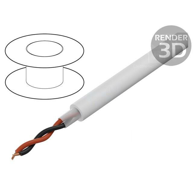 TASKER Wire: assembly; 2x0.5mm2; stranded