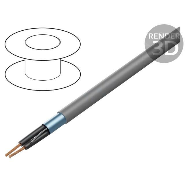 Wire; BiT 500 (ST); 2x1mm2; shielded