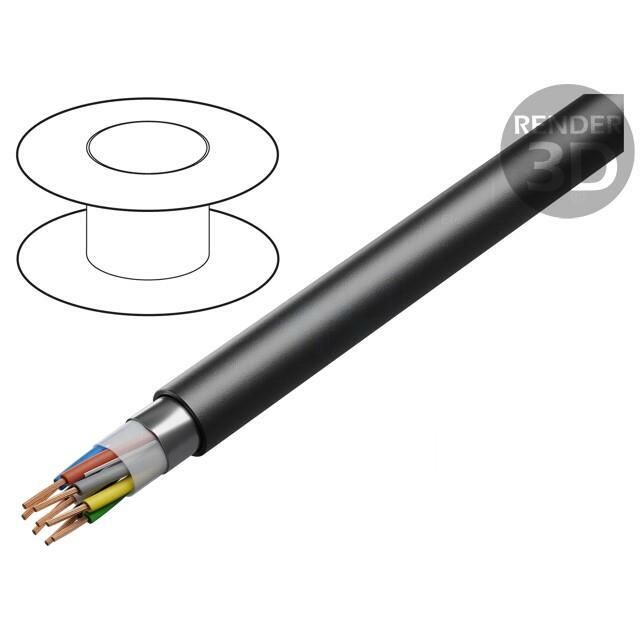 Wire; BiT RD-H(St)H Bd; 4x2x0.5mm2