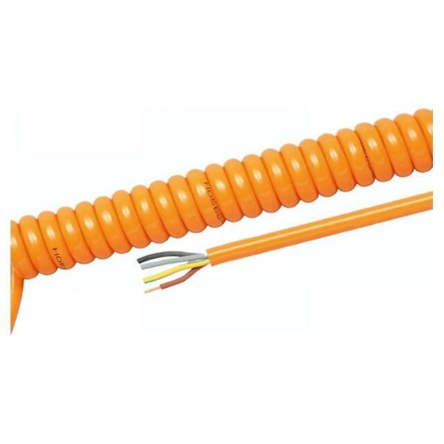 Wire: coiled; H05BQ-F; 5G0.75mm2; unshielded