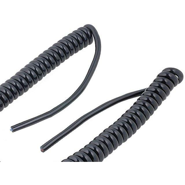Wire: coiled; H05BQ-F; 8x0.5mm2; unshielded