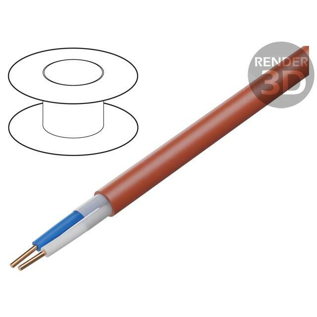 Wire: control cable; HTKSH; 1x2x1mm; Insulation: