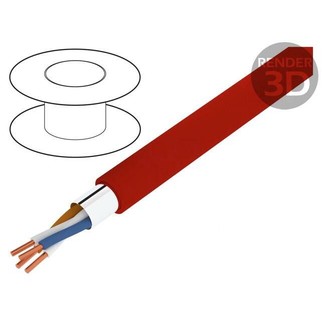 Wire: control cable; YnTKSYekw; 1x2x1mm; Insulation:
