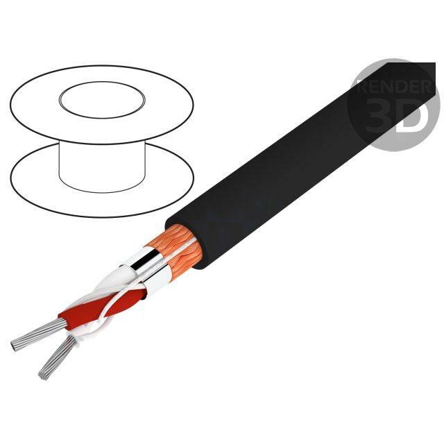 Wire: DMX; HELULIGHT®; 2x0.34mm2; stranded