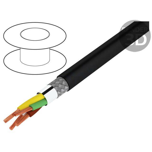 Wire: DMX; HELULIGHT®; 4x0.34mm2; stranded