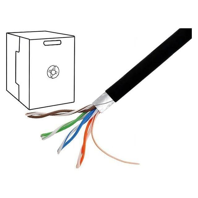 VCOM Wire; F/UTP; Cat 5e; 4x2x24AWG