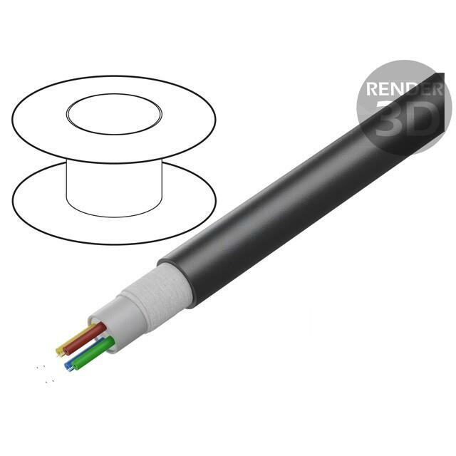 Wire: fiber-optic; EXO-G0; Øcable: 5.9mm