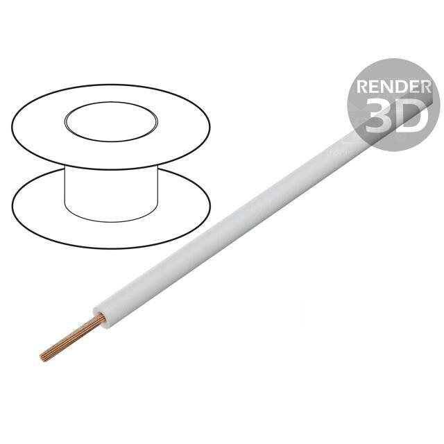 STAUBLI Wire; FlexiPlast-E; 1x1mm2; stranded; Cu