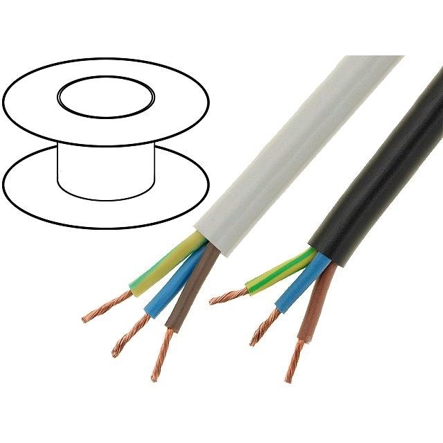 TECHNOKABEL Wire; H03VV-F,OMY; 3x1.5mm2