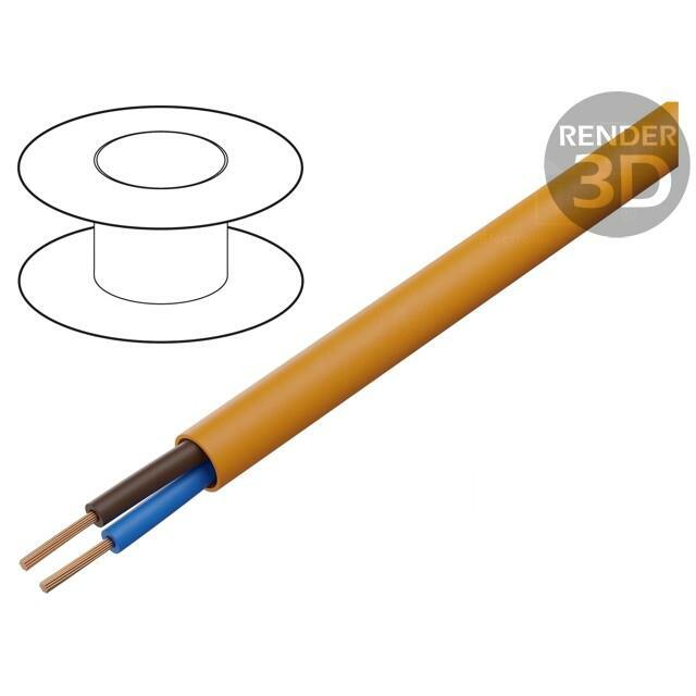 HELU Wire; H05BQ-F; 2x0.75mm2; unshielded