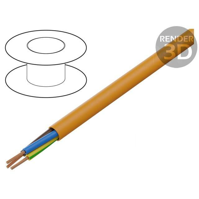 HELU Wire; H05BQ-F; 3G1mm2; unshielded; 300V