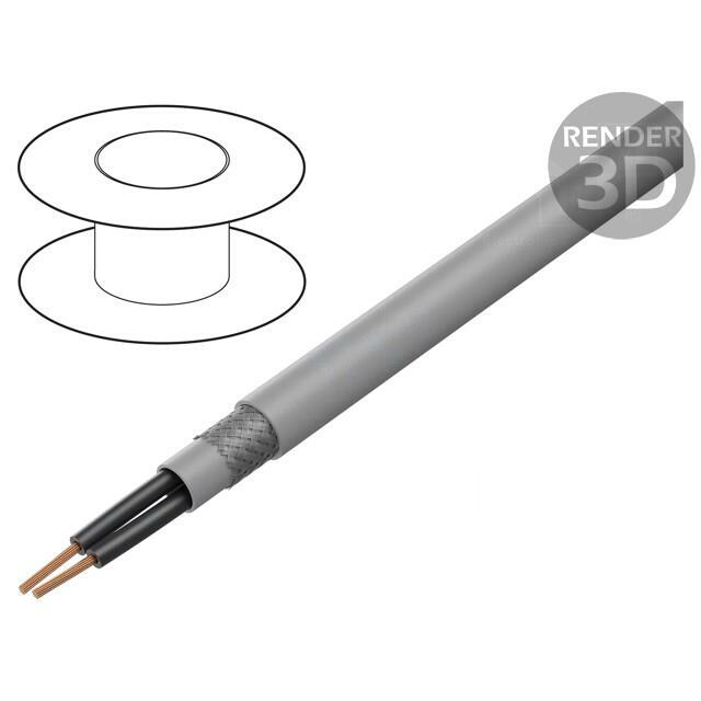 LAPP Wire; H05VVC4V5-K; ÖLFLEX® 150CY; 2x1mm2