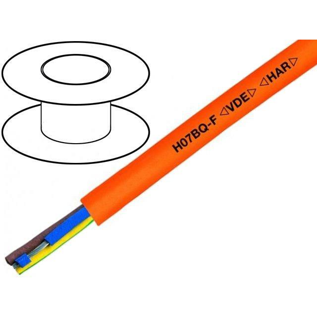 HELU Wire; H07BQ-F; 3G1.5mm2; unshielded