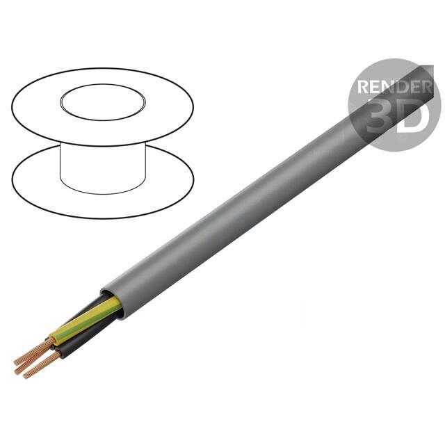 Wire; HELUCONTROL®, JZ-520 HMH; 3G1.5mm2