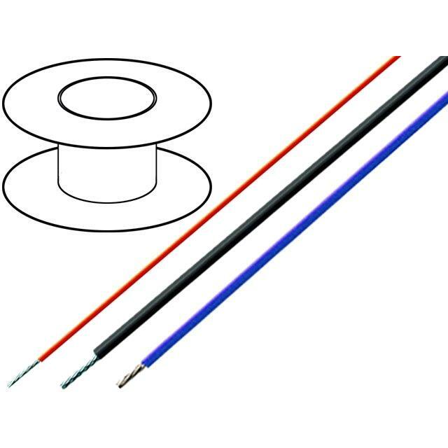 Wire; HELUFLON® FEP-6Y; 1x1mm2; stranded; Cu