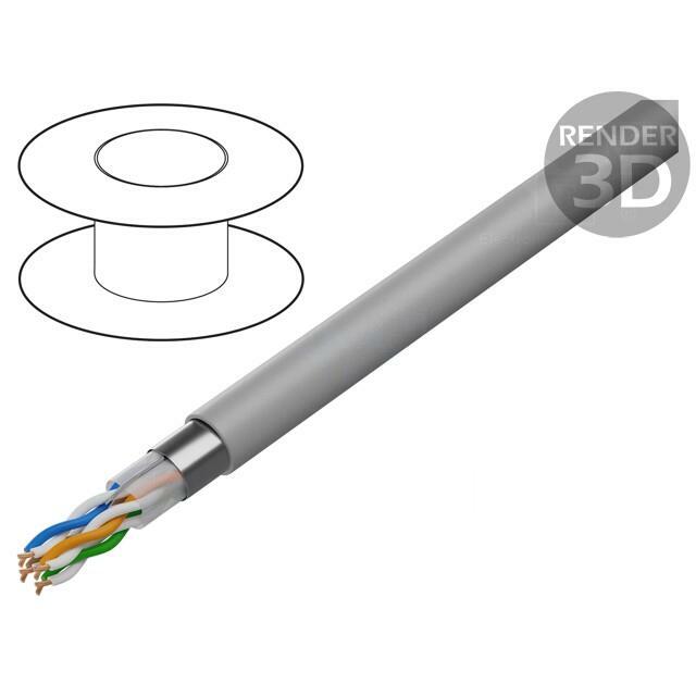 Wire; HELUKAT® 200; F/UTP; Cat 5e