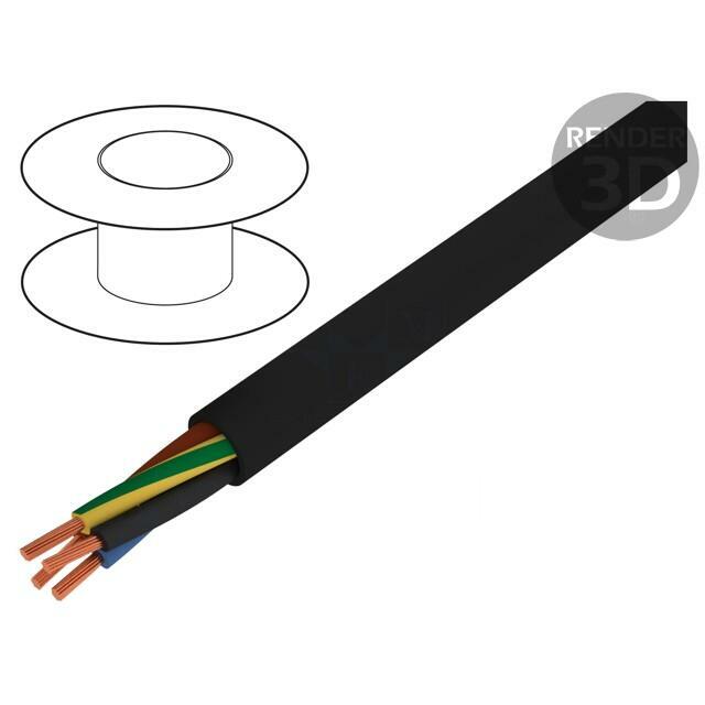 Wire; HELUPOWER® 1000 RV-K; 3G1.5mm2