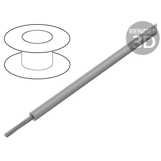 Wire; HELUTHERM® 145; 1x0.34mm2; stranded