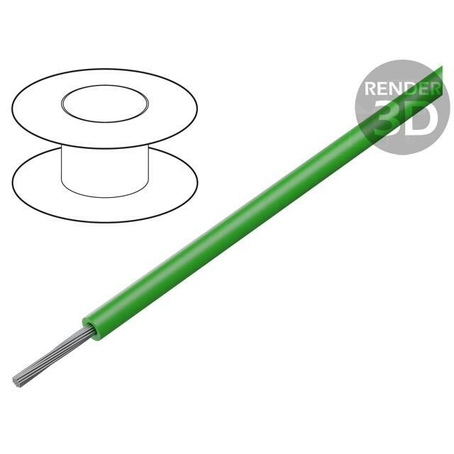 Wire; HELUTHERM® 145; 1x1mm2; stranded; Cu