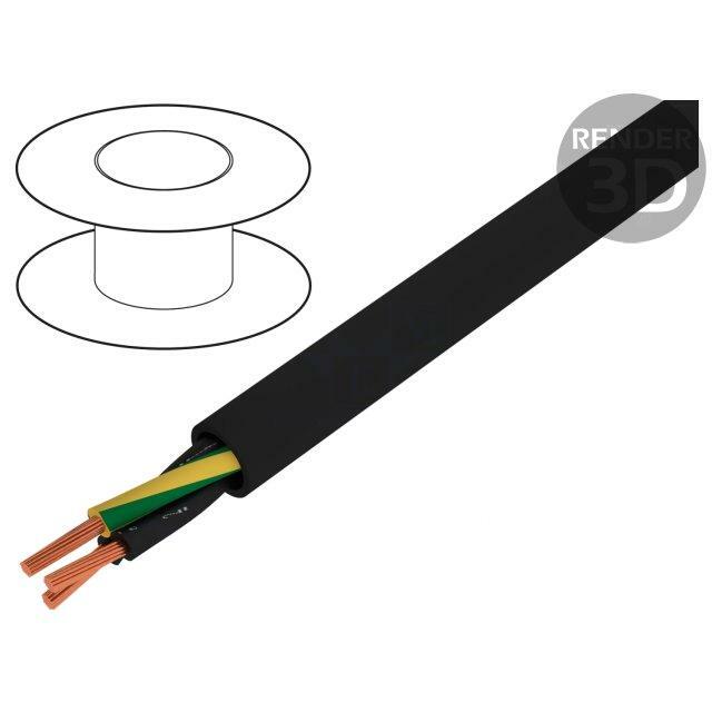 HELU Wire; JZ-500-BK; JZ; 3G0.75mm2