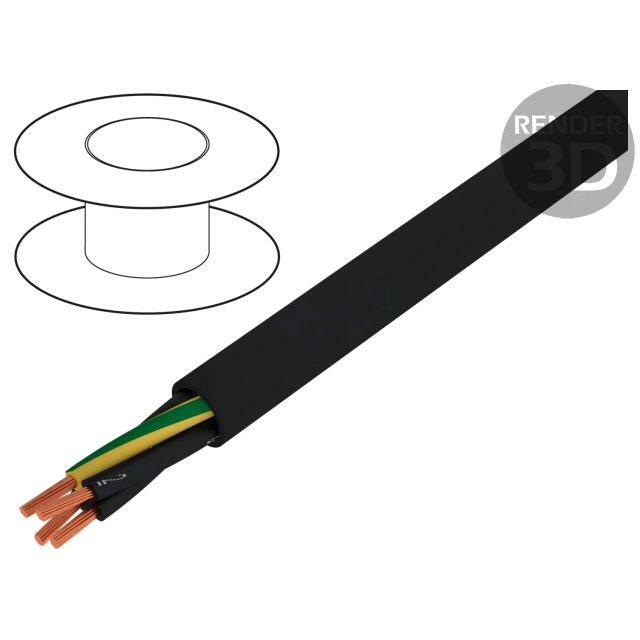 HELU Wire; JZ-500-BK; JZ; 4G6mm2; unshielded