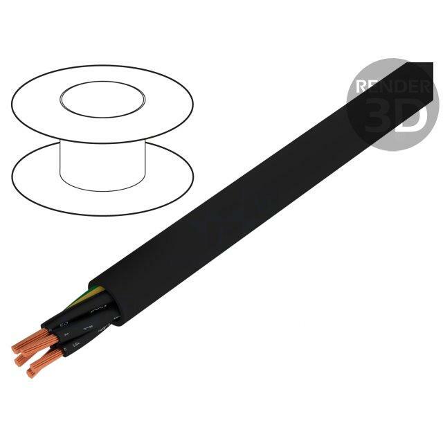 HELU Wire; JZ-500-BK; JZ; 5G4mm2; unshielded