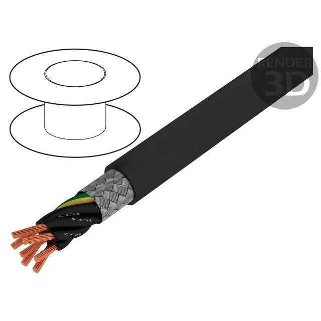 HELU Wire; JZ; JZ-600-Y-CY; 4G6mm2; shielded