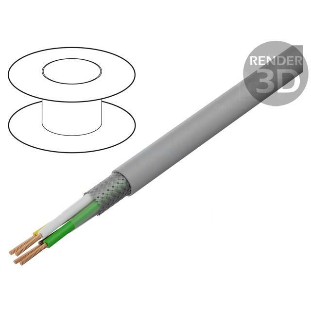 HELU Wire; LiY-CY; 4x0.5mm2; shielded