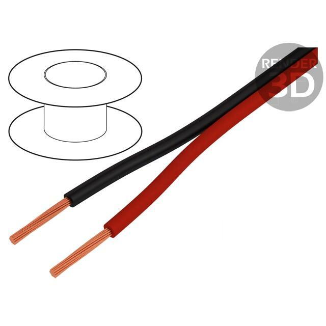 TASKER Wire: loudspeaker cable; 2x0.75mm2