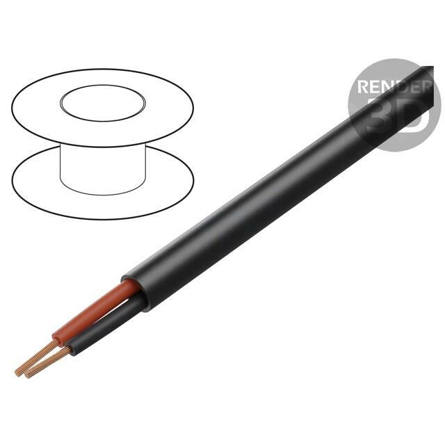 Wire: loudspeaker cable; BiTsound®; 2x1.5mm2