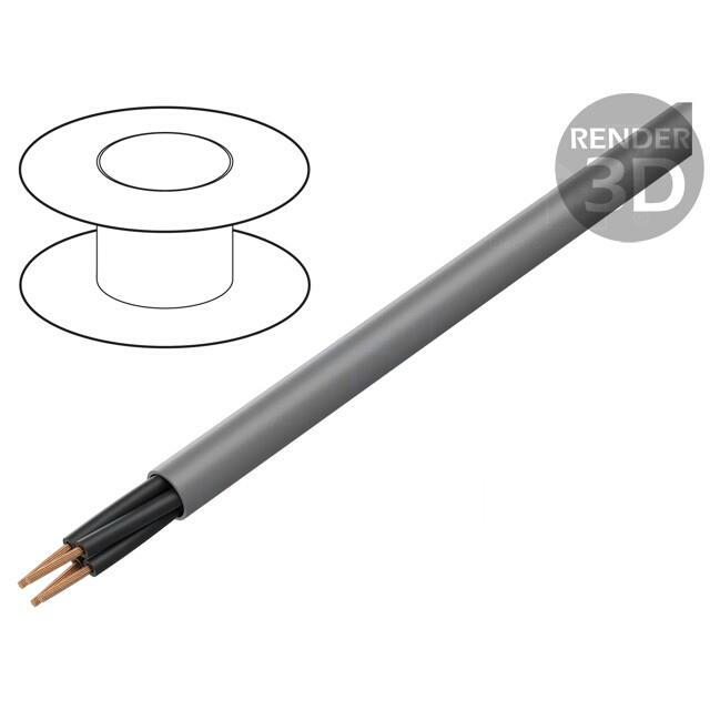 HELU Wire; MEGAFLEX®500; 4x0.5mm2; unshielded