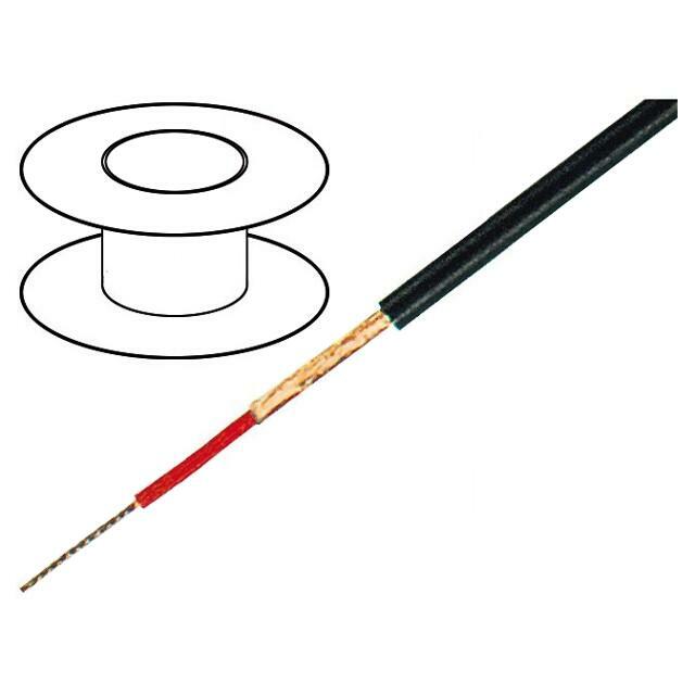 TASKER Wire: microphone cable; 1x0.25mm2