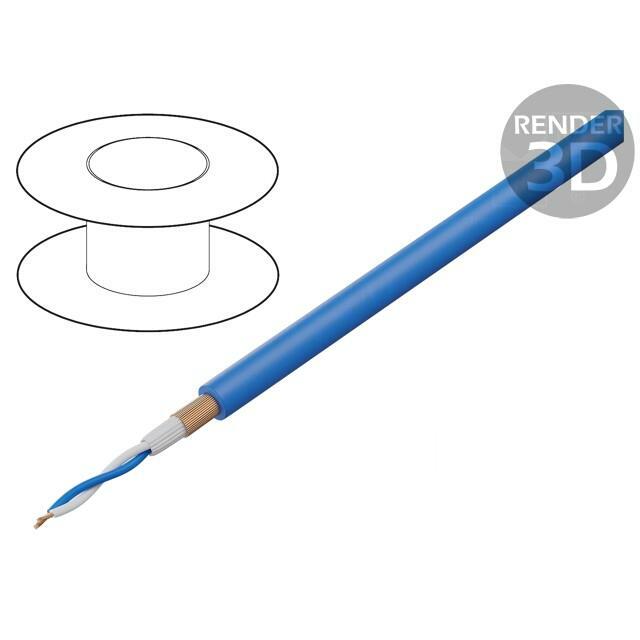 TASKER Wire: microphone cable; 2x0.22mm2