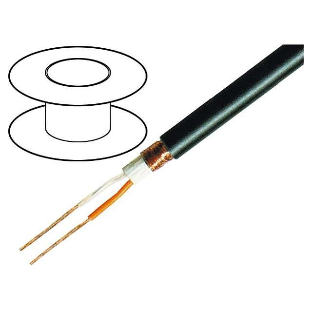 TASKER Wire: microphone cable; 2x0.25mm2