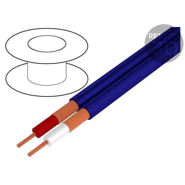 TASKER Wire: microphone cable; 2x0.25mm2