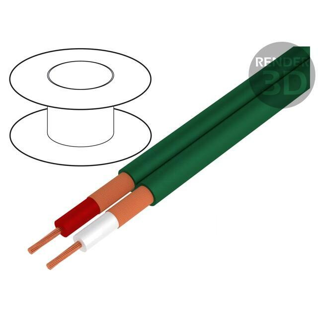 TASKER Wire: microphone cable; 2x0.25mm2