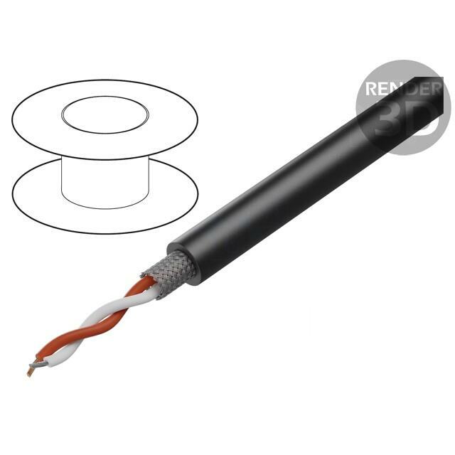 TASKER Wire: microphone cable; 2x0.35mm2