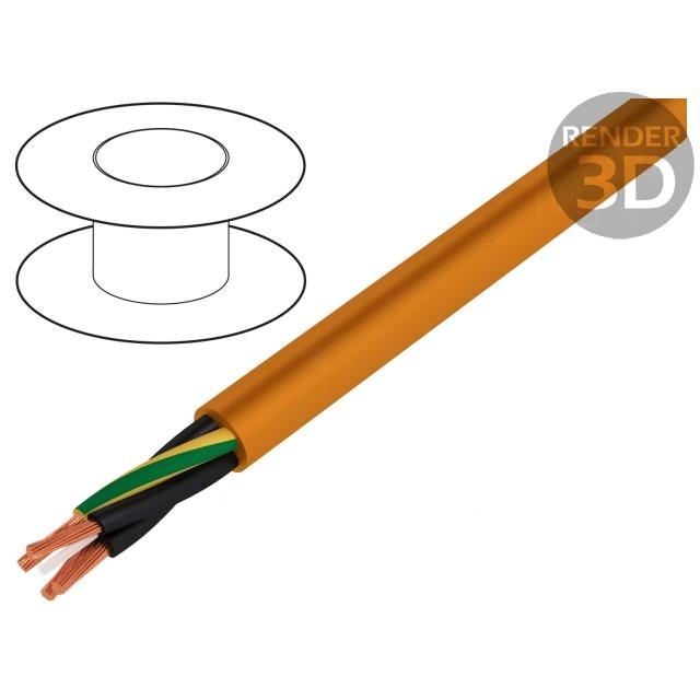 IGUS Wire: motor; 4G1.5mm2; PVC